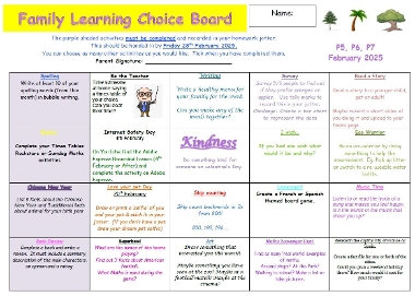 February P5-P7 Grid